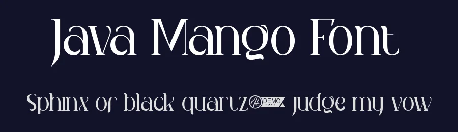 Java Mango Font by nihstudio — Serif Font — thumbnail 2