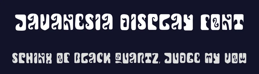 Javanesia Display Font by jetsmax — Decorative Font — thumbnail 2