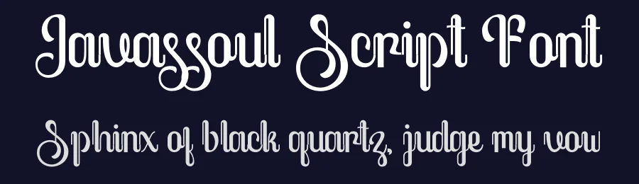 Javassoul Script Font by fontkong — Script Handwritten Font — thumbnail 2