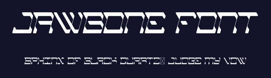 Jawbone Font by Charles Scott — Display Font — thumbnail 2