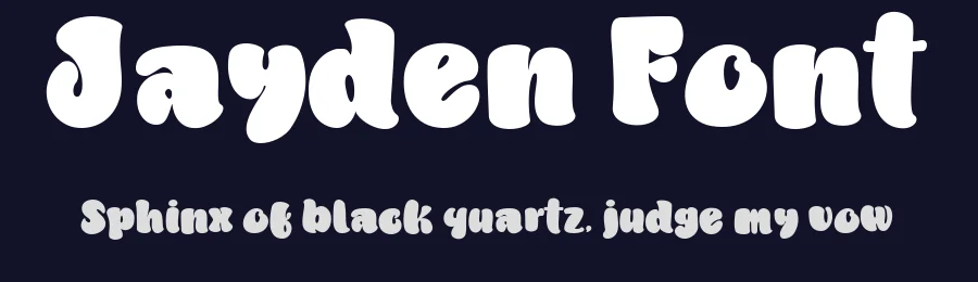 Jayden Font by Dantype — Display Font — thumbnail 2