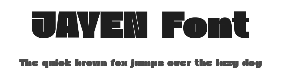 JAYEN Font by Rautan Studio — Display Font