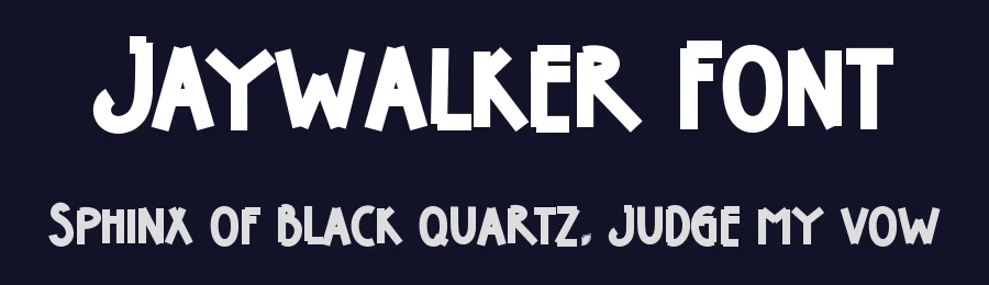 Jaywalker Font by ronistudio — Decorative Font — thumbnail 2