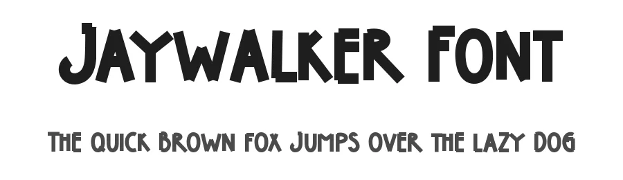 Jaywalker Font by ronistudio — Decorative Font