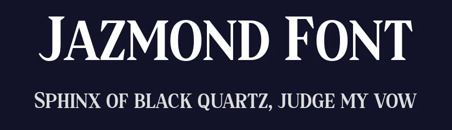Jazmond Font by Drizy — Serif Font — thumbnail 2