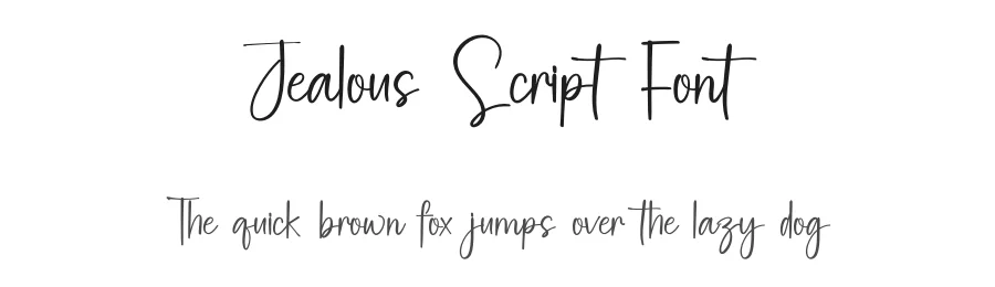 Jealous Script Font by inermediaSTUDIO — Script Handwritten Font