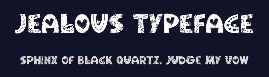 Jealous Typeface by Alpaprana — Display Font — thumbnail 2