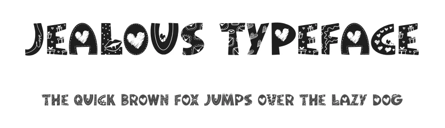 Jealous Typeface by Alpaprana — Display Font