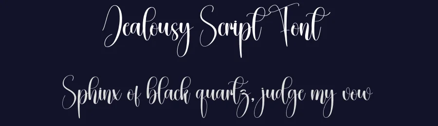 Jealousy Script Font by creativeletter — Script Handwritten Font — thumbnail 2