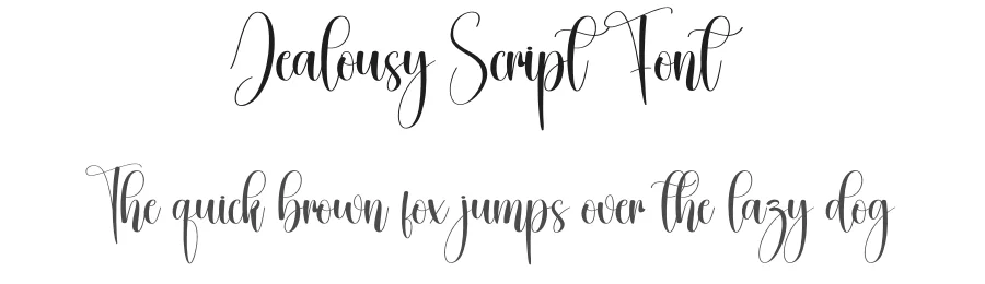 Jealousy Script Font by creativeletter — Script Handwritten Font