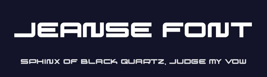 Jeanse Font by hayoyuka8 — Display Font — thumbnail 2