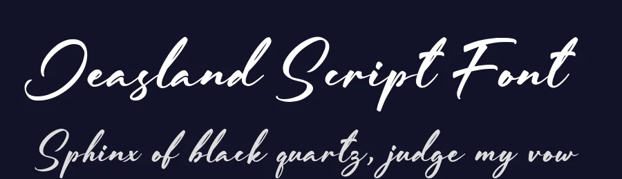 Jeasland Script Font by [email protected] — Script Handwritten Font — thumbnail 2
