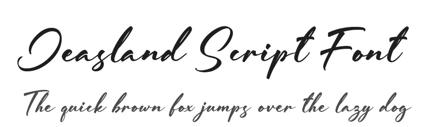 Jeasland Script Font by [email protected] — Script Handwritten Font