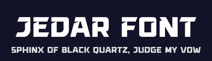 Jedar Font by Sensatype Studio — Display Font — thumbnail 2