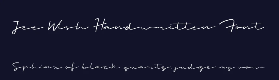 Jee Wish Handwritten Font by Allouse.Studio — Script Handwritten Font — thumbnail 2