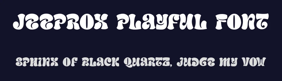 Jeeprox Playful Font by Lorenzo Martinez — Decorative Font — thumbnail 2