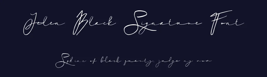 Jelen Black Signature Font by madeDeduk — Script Handwritten Font — thumbnail 2