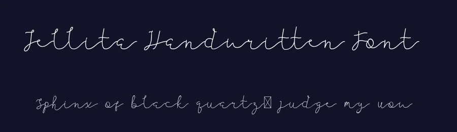 Jellita Handwritten Font by edricstudio — Script Handwritten Font — thumbnail 2