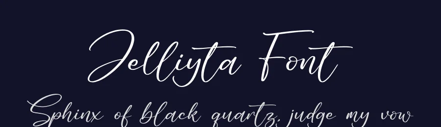 Jelliyta Font by glorytype — Script Handwritten Font — thumbnail 2