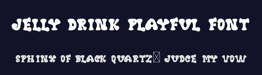 Jelly Drink Playful Font by freshtypeink — Display Font — thumbnail 2