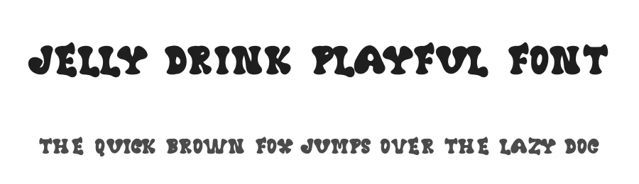 Jelly Drink Playful Font by freshtypeink — Display Font