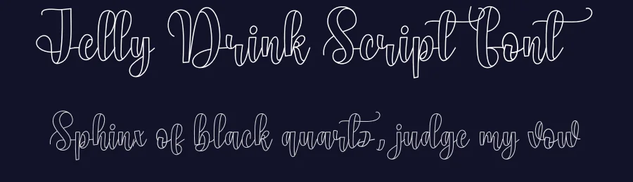 Jelly Drink Script Font by creativeletter — Script Handwritten Font — thumbnail 2