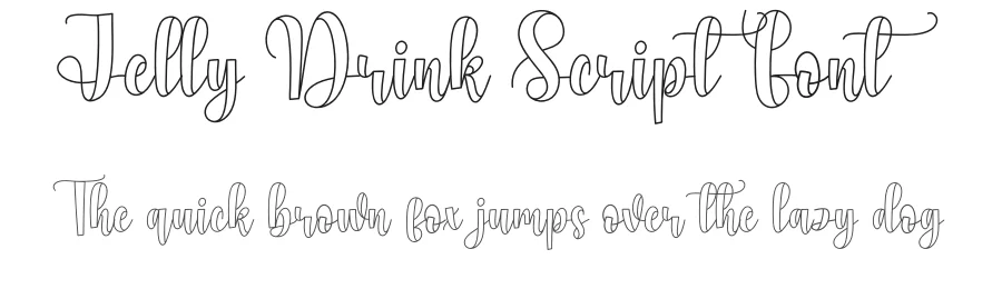 Jelly Drink Script Font by creativeletter — Script Handwritten Font