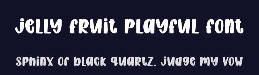 Jelly Fruit Playful Font by freshtypeink — Display Font — thumbnail 2