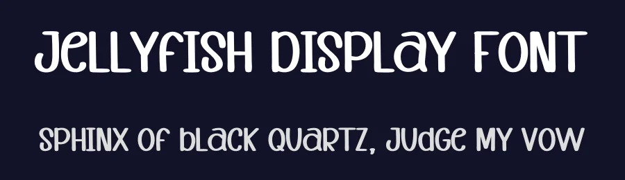 Jellyfish Display Font by inermediaSTUDIO — Display Font — thumbnail 2