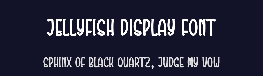 Jellyfish Display Font by andikastudio — Display Font — thumbnail 2