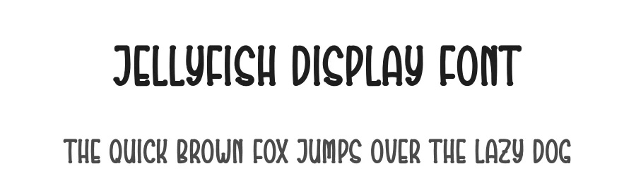 Jellyfish Display Font by andikastudio — Display Font