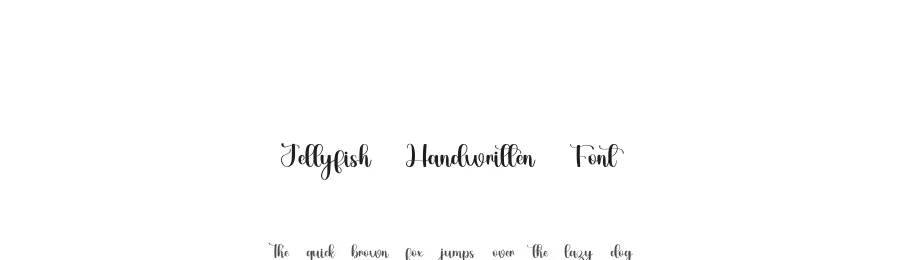 Jellyfish Handwritten Font by inermediaSTUDIO — Script Handwritten Font