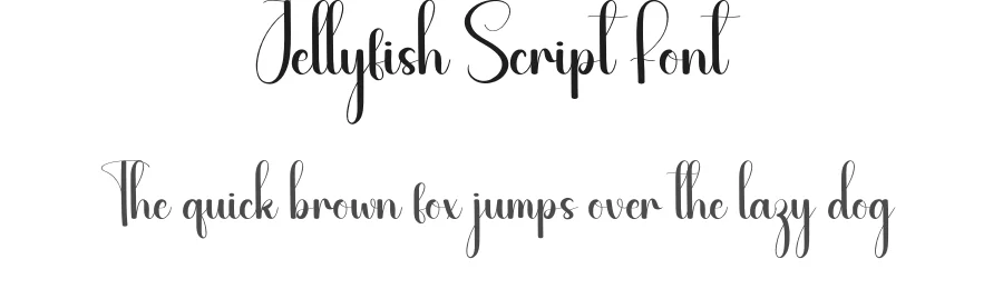 Jellyfish Script Font by andikastudio — Script Handwritten Font