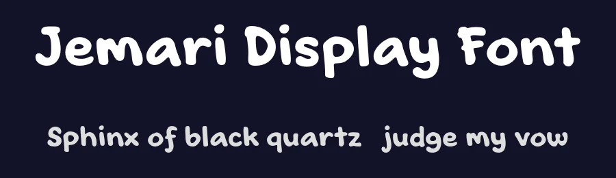 Jemari Display Font by kereatype — Display Font — thumbnail 2