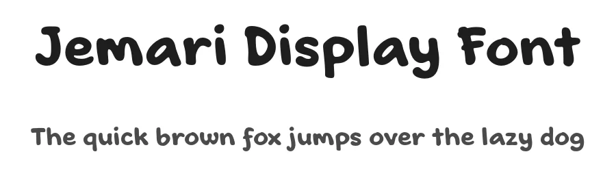 Jemari Display Font by kereatype โ Display Font