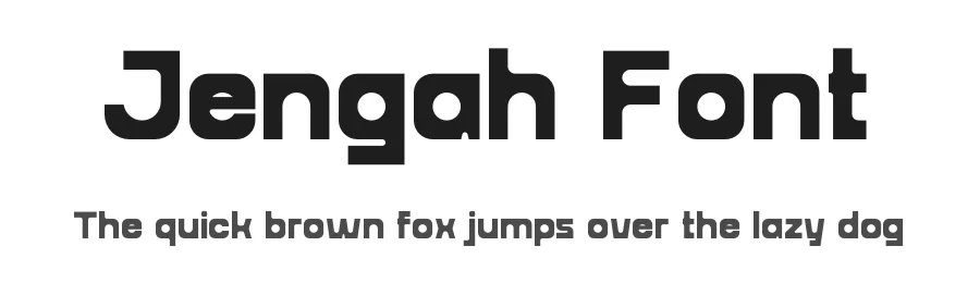 Jengah Font by Gracetypestudio — Display Font