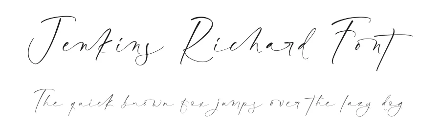 Jenkins Richard Font by stylishtype.co — Script Handwritten Font