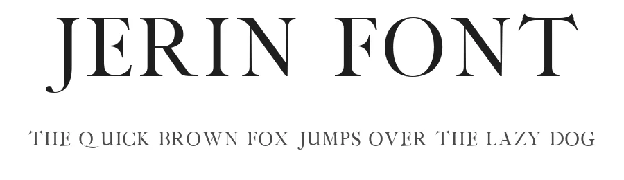 Jerin Font by Creativetacos — Serif Font