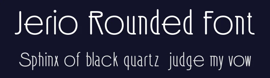 Jerio Rounded Font by craftsupplyco — Sans Serif Font — thumbnail 2