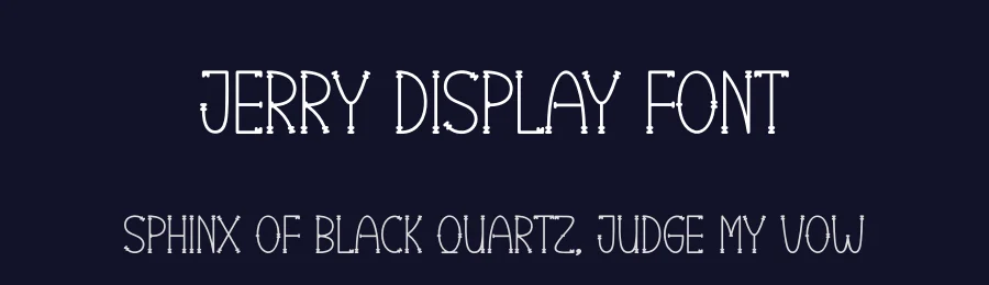 Jerry Display Font by andikastudio — Display Font — thumbnail 2