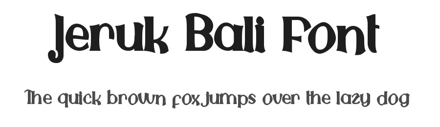 Jeruk Bali Font by nihstudio — Display Font