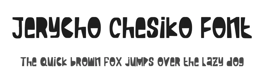 Jerycho Chesiko Font by Denustudios — Decorative Font