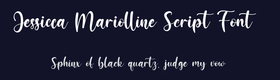 Jessicca Mariolline Script Font by fontkong — Script Handwritten Font — thumbnail 2