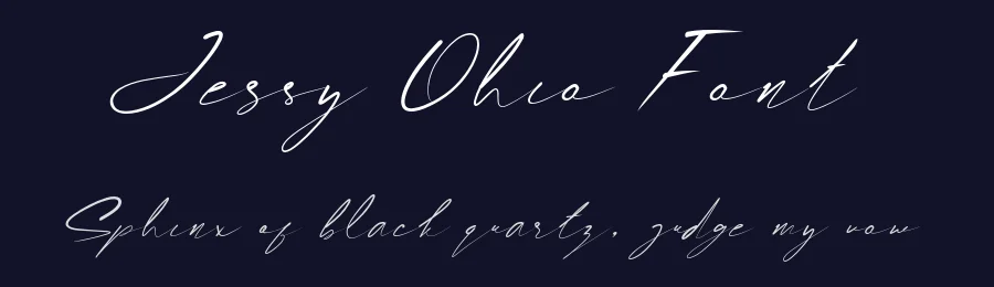 Jessy Ohio Font by TypeGraphy — Script Handwritten Font — thumbnail 2