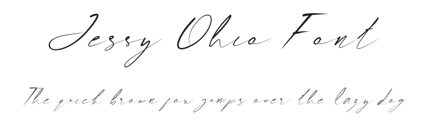Jessy Ohio Font by TypeGraphy — Script Handwritten Font