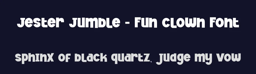 Jester Jumble – Fun Clown Font by PutraCetol Studio — Display Font — thumbnail 2