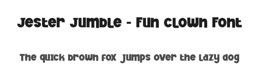 Jester Jumble β Fun Clown Font by PutraCetol Studio β Display Font