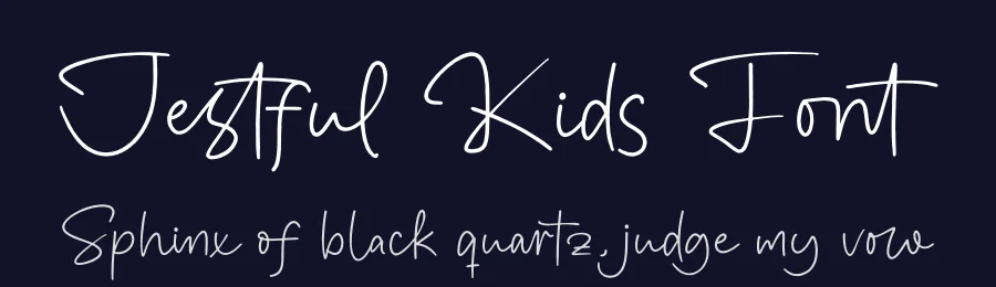 Jestful Kids Font by stylishtype.co — Script Handwritten Font — thumbnail 2