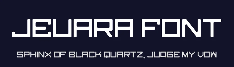Jeuara Font by hayoyuka8 — Display Font — thumbnail 2