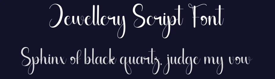 Jewellery Script Font by andikastudio — Script Handwritten Font — thumbnail 2